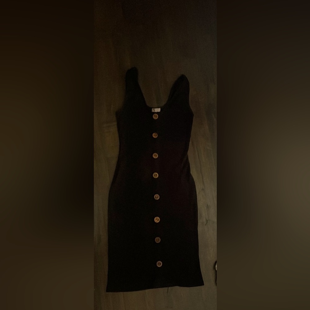 Mini black with buttons